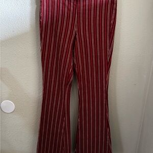 Ella Moss Burgundy Striped Garment